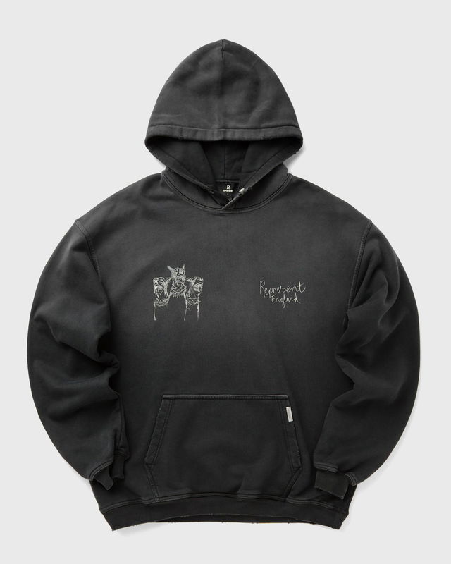 Hand Drawn Thoroughbred Dogs England Hoodie