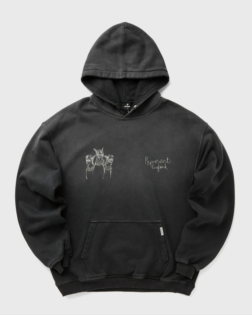 Суитчър Represent Clo Hand Drawn Thoroughbred Dogs England Hoodie Черно | MLM100556-03