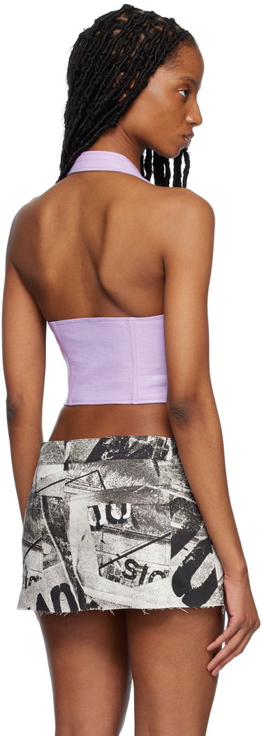 Потник Miaou Miaou Hannah Jewett Edition Mara Halter Corset Top Лилаво | 7087VLLIL, 2