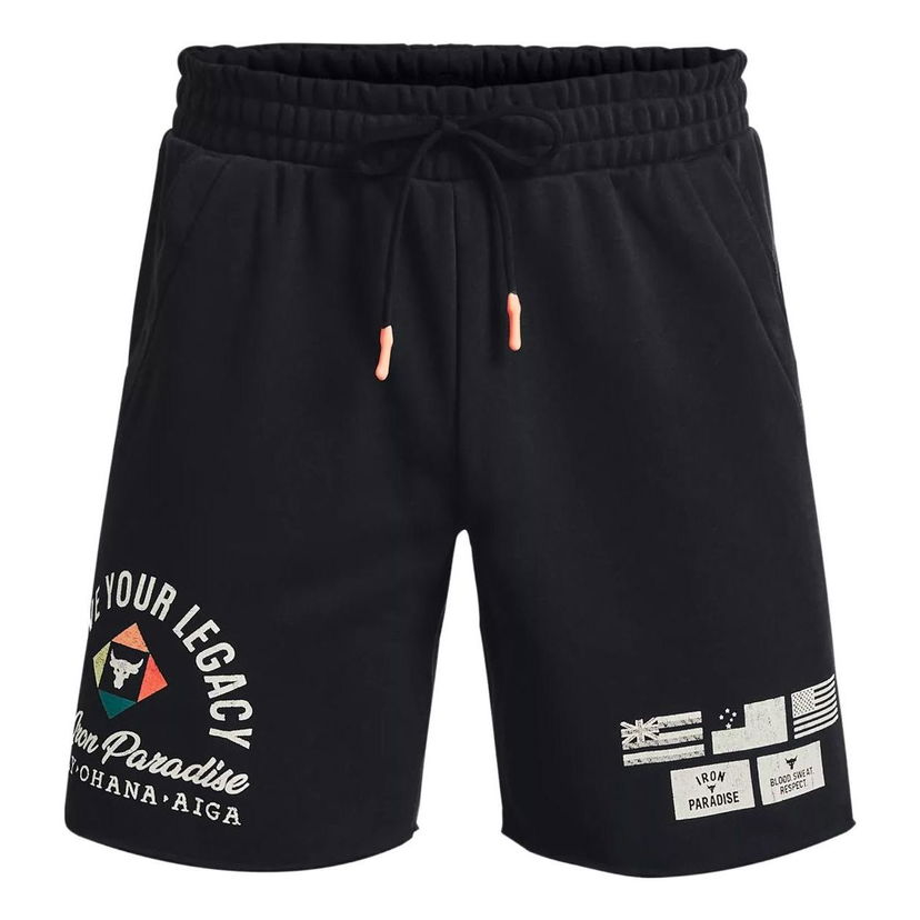 Къси панталони Under Armour Project Rock Men's Heavyweight Terry Shorts Черно | 1377439-001