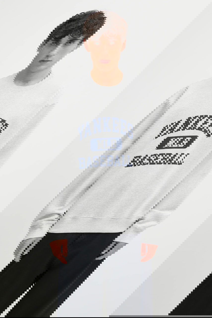 Суитчър Sporty & Rich Yankees MLB Baseball Ivy Crewneck Sweatshirt Сиво | ST071623660GY03, 0