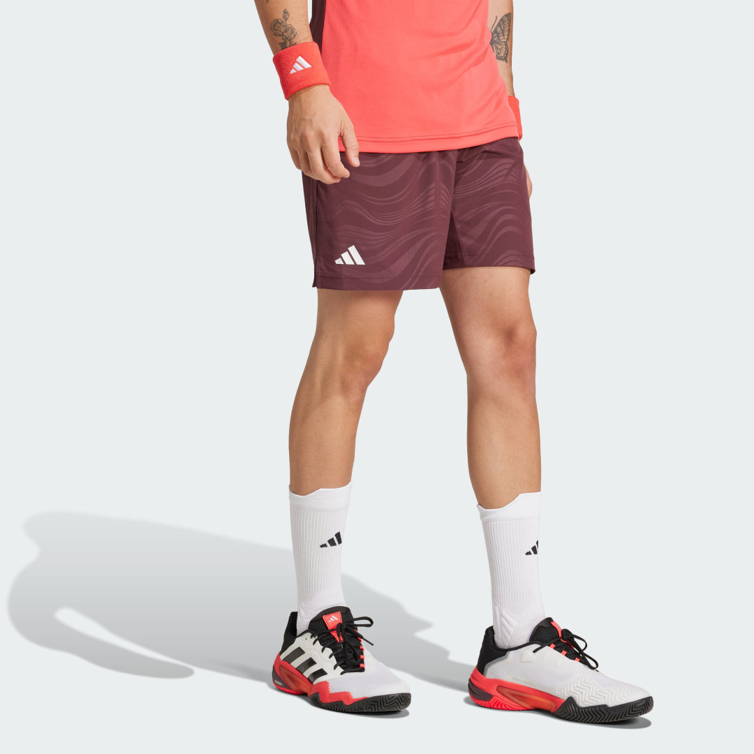 Къси панталони adidas Performance 7-Inch Ergo Climacool Tennis Shorts Лилаво | JL8667, 1