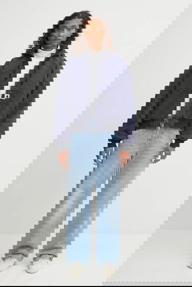 Тениска Carhartt WIP Philipa Long Sleeve Ribbed Mockneck T-Shirt Бяло | I035470.02XX, 4