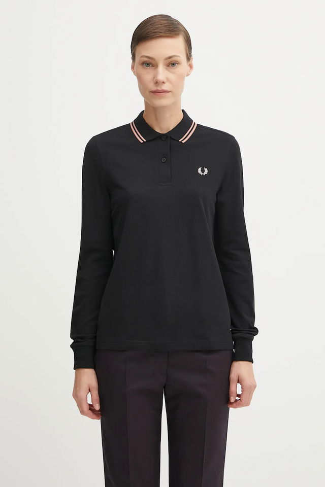 Fred Perry Long Sleeve Polo Shirt