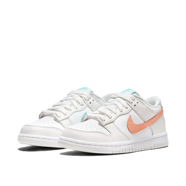 Кецове и обувки Nike Dunk Low "Mismatch Swoosh - Tropical" GS Бяло | CW1590-101, 1
