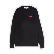 PLAY Double Heart V-Neck Sweater
