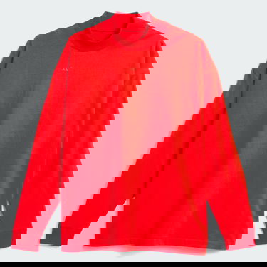 Тениска adidas Performance Long Sleeve Basketball T-Shirt Червено | JE3767, 4