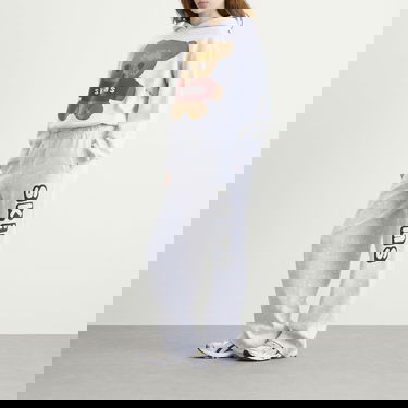 Спортни панталони SKIMS CPFM Cotton Fleece Straight Leg Pant Snow Print Синьо | BT-PNT-10930W-HSP, 4