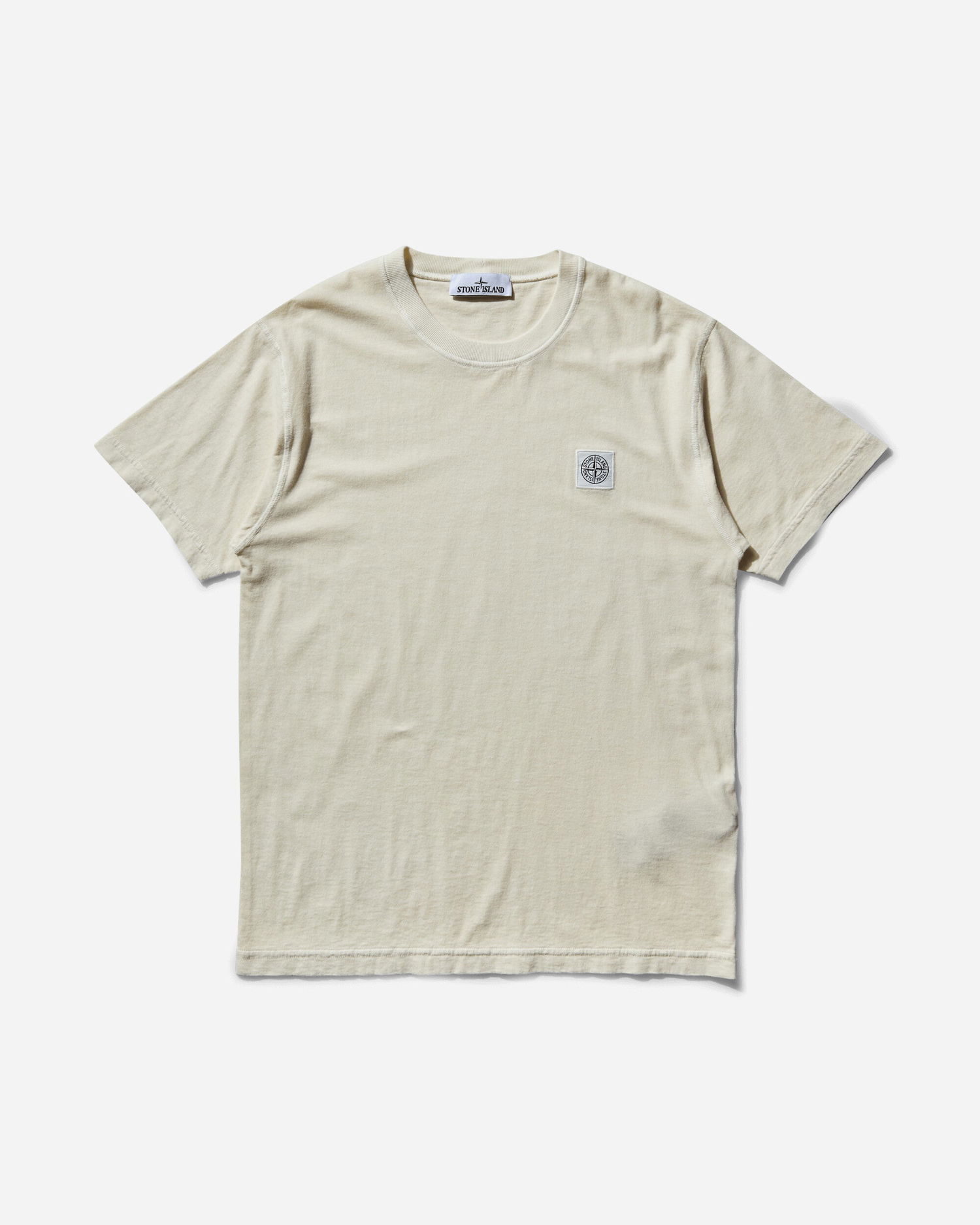 Тениска Stone Island Garment Dyed Logo T-Shirt Бежово | K1S15-2100237-S0057 V0193, 1