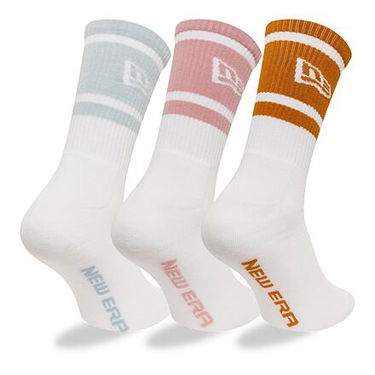 Чорапи New Era New Era Stripe Crew 3-Pack Socks Многоцветен | 60595132, 2
