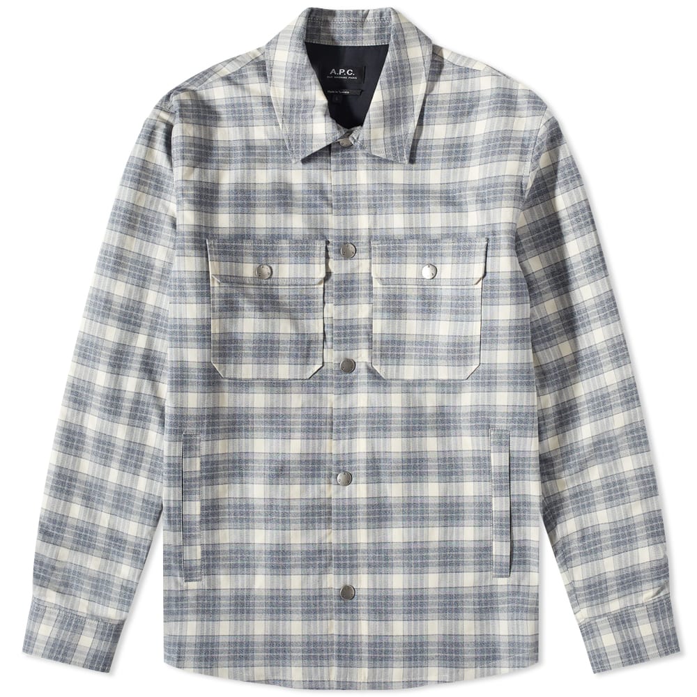 Риза A.P.C. Alex Check Shirt Сиво | COGAX-H02625-AAD, 0