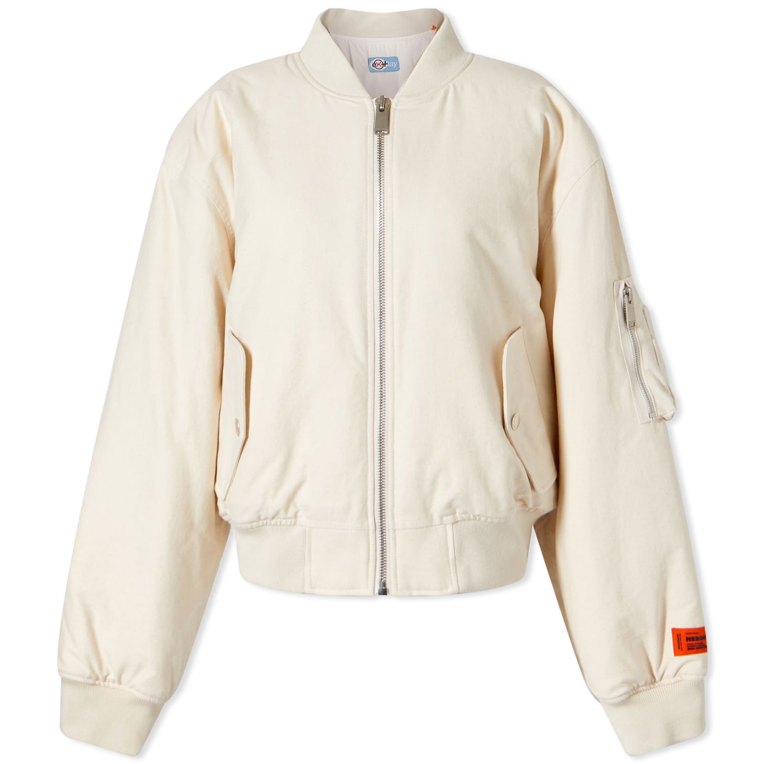 Яке HERON PRESTON Ex-Ray 8 Ball Canvas Bomber Jacket Бежово | HWEH007S23FAB0020101, 0