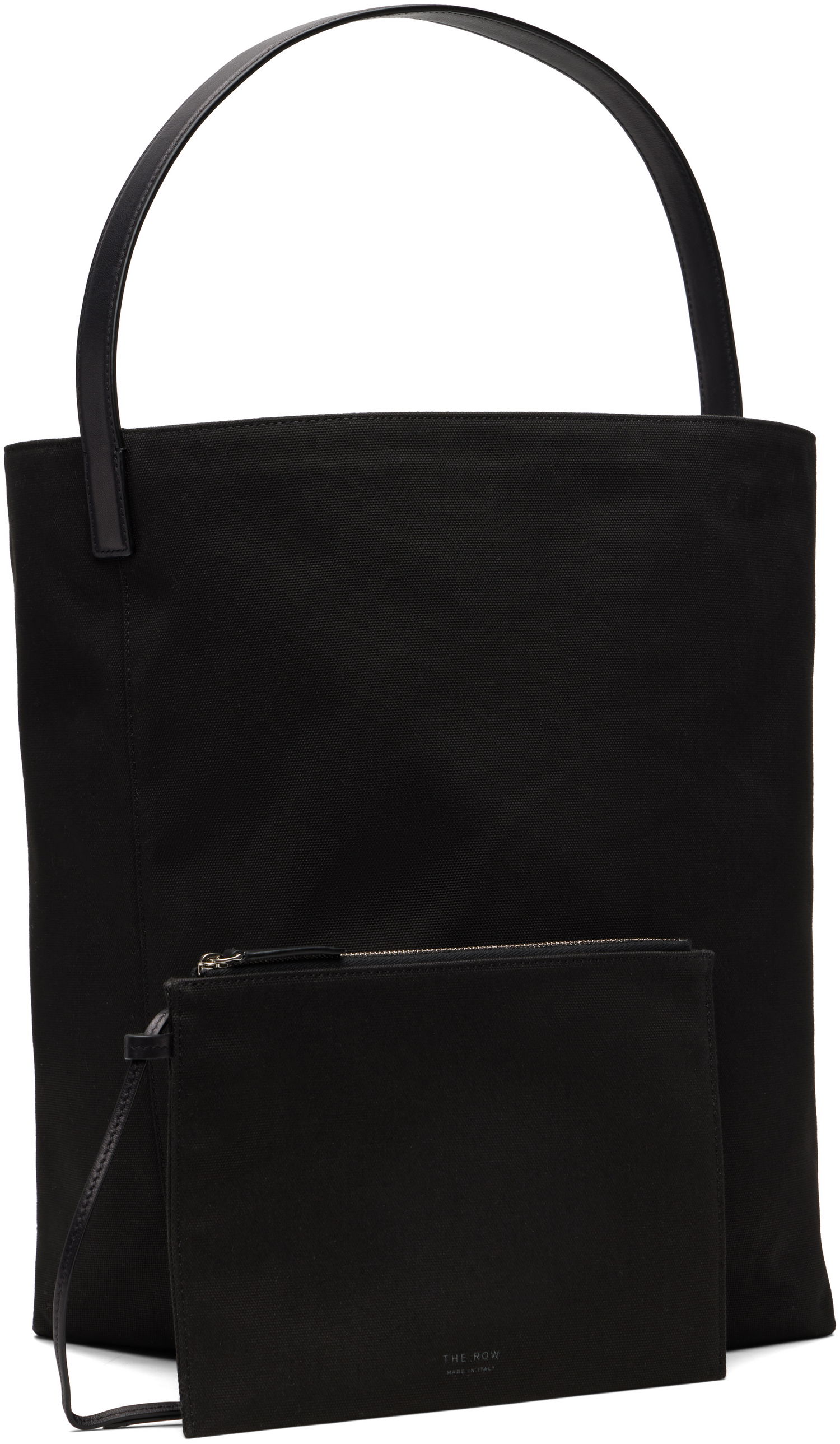 Голяма пазарска чанта The Row The Row Large Park Tote Bag Черно | W1844-W4000, 1
