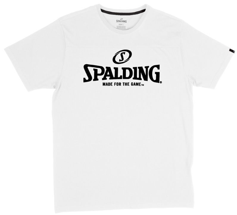 Тениска Spalding Essential Logo Tee Бяло | 40221626-white, 0