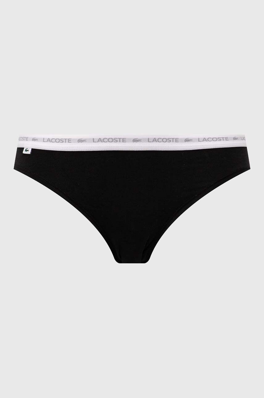 гащички Lacoste Lacoste 3-Pack Panties Черно | 8F1338, 1
