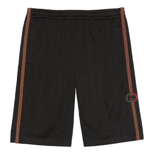 Къси панталони Gucci Side Mesh Shorts Черно | 600215-XJB1N-1082