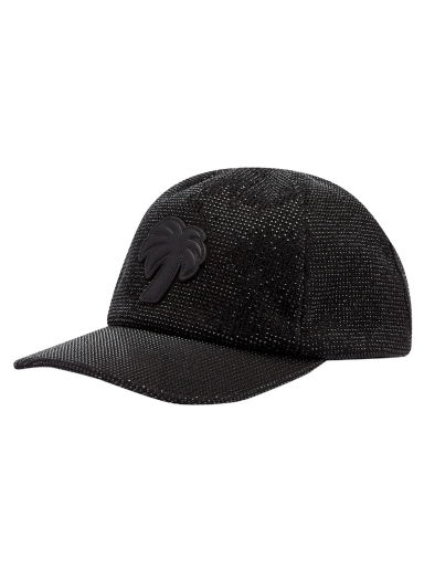 Шапка с козирка Palm Angels Big Palm Cap Черно | PWLB030S23FAB0011010