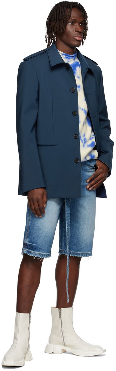 Яке We11done We11done Regular Collar Jacket Тъмно синьо | WD-JK1-22-084-M-NV, 3
