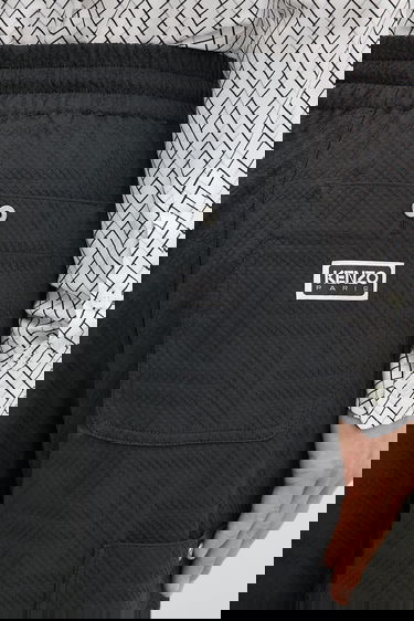 Карго панталони KENZO Weave Cargo Jogpant Черно | FF65PA5019JF, 3