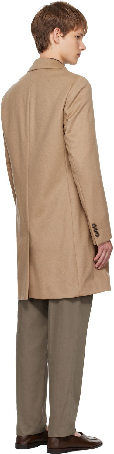 Палта BOSS Slim-Fit Wool and Cashmere Coat Кафяво | 50549187, 2