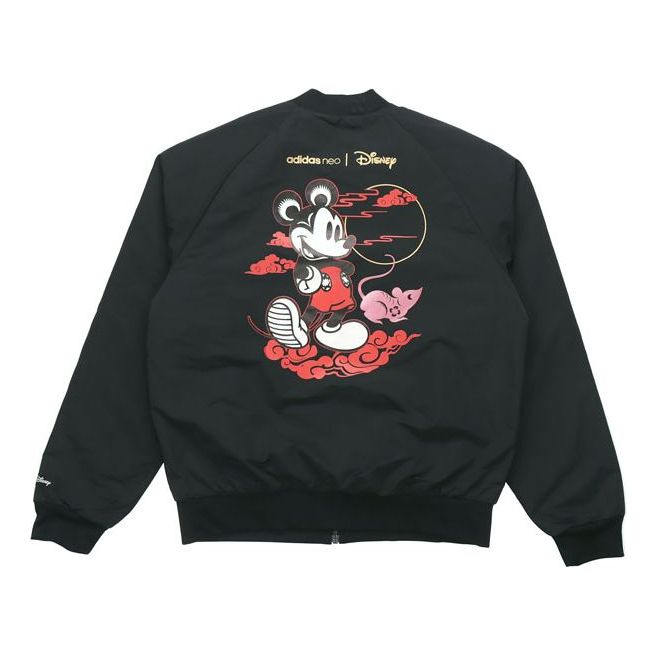 Яке бомбър adidas Originals Disney x Neo Mickey Mouse Men's Jacket Черно | GE7773