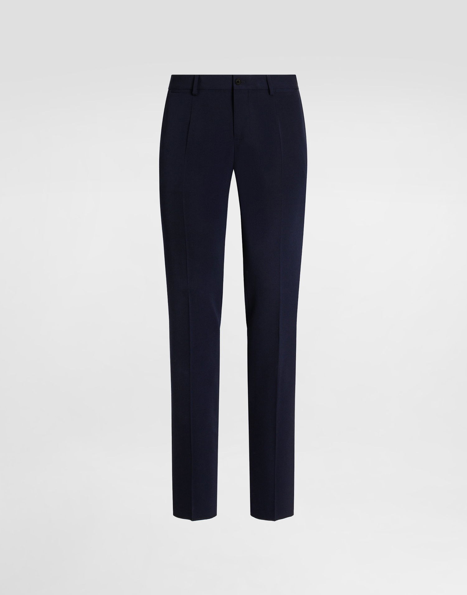 Панталони Dolce & Gabbana Dolce & Gabbana Bi-Stretch Wool Canvas Trousers 54 Тъмно синьо | GY7BMTFUBGBB0665, 0