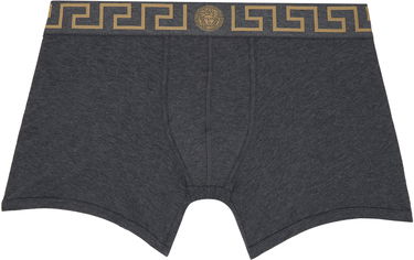 Боксерки Versace Border Boxer Briefs Сиво | AU10192_1A10011, 0