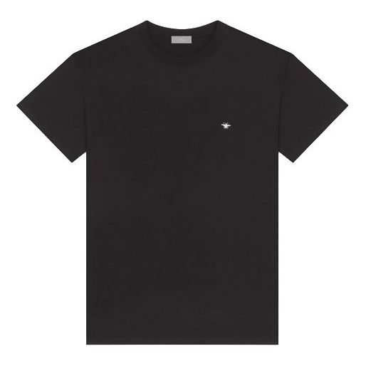 Тениска Dior Bee Embroidered Short Sleeve T-Shirt Черно | 733J603B0446-C980