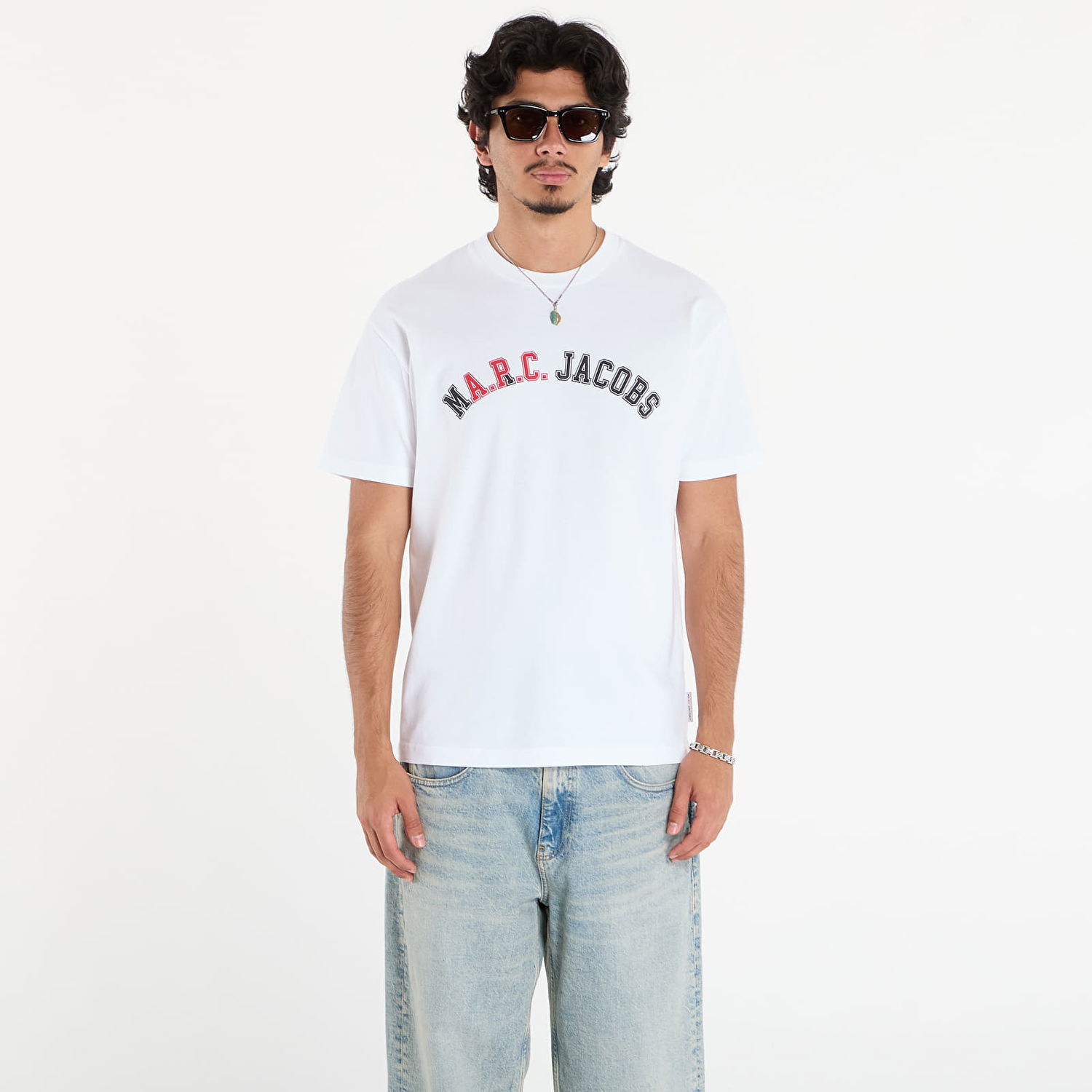 Тениска A.P.C. A.P.C. x Marc Jacobs Boxy Fit T-Shirt XXL Бяло | COHKS-H26554 AAB, 0
