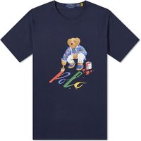 Тениска Polo by Ralph Lauren Painting Bear T-Shirt Тъмно синьо | 710853310025, 1