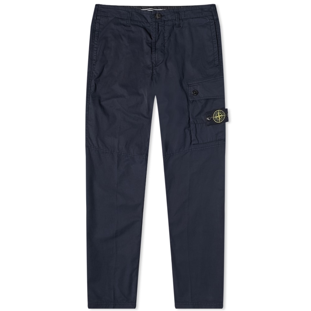 Карго панталони Stone Island Single Pocket Gabardine Cargo Pant Тъмно синьо | 771531410-V0020, 0