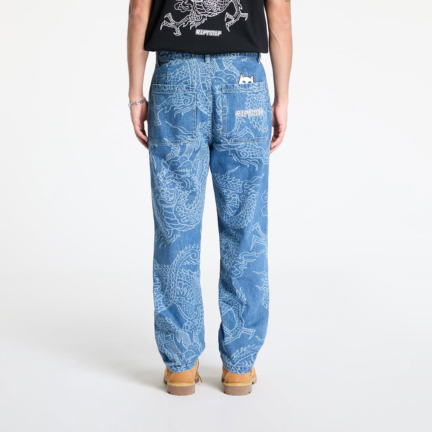 Дънки RIPNDIP RIPNDIP Haku Denim Pants Синьо | RNDHOL24125, 0