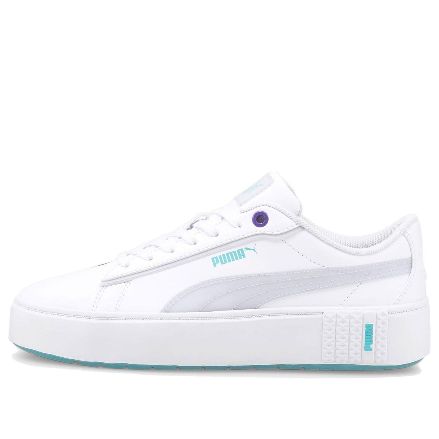 Кецове и обувки Puma Smash Platform v2 'Candy Бяло | 383878-02, 0