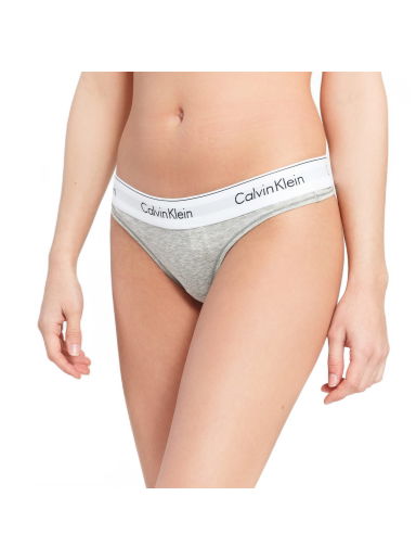 гащички CALVIN KLEIN Thong Сиво | F3786E-020