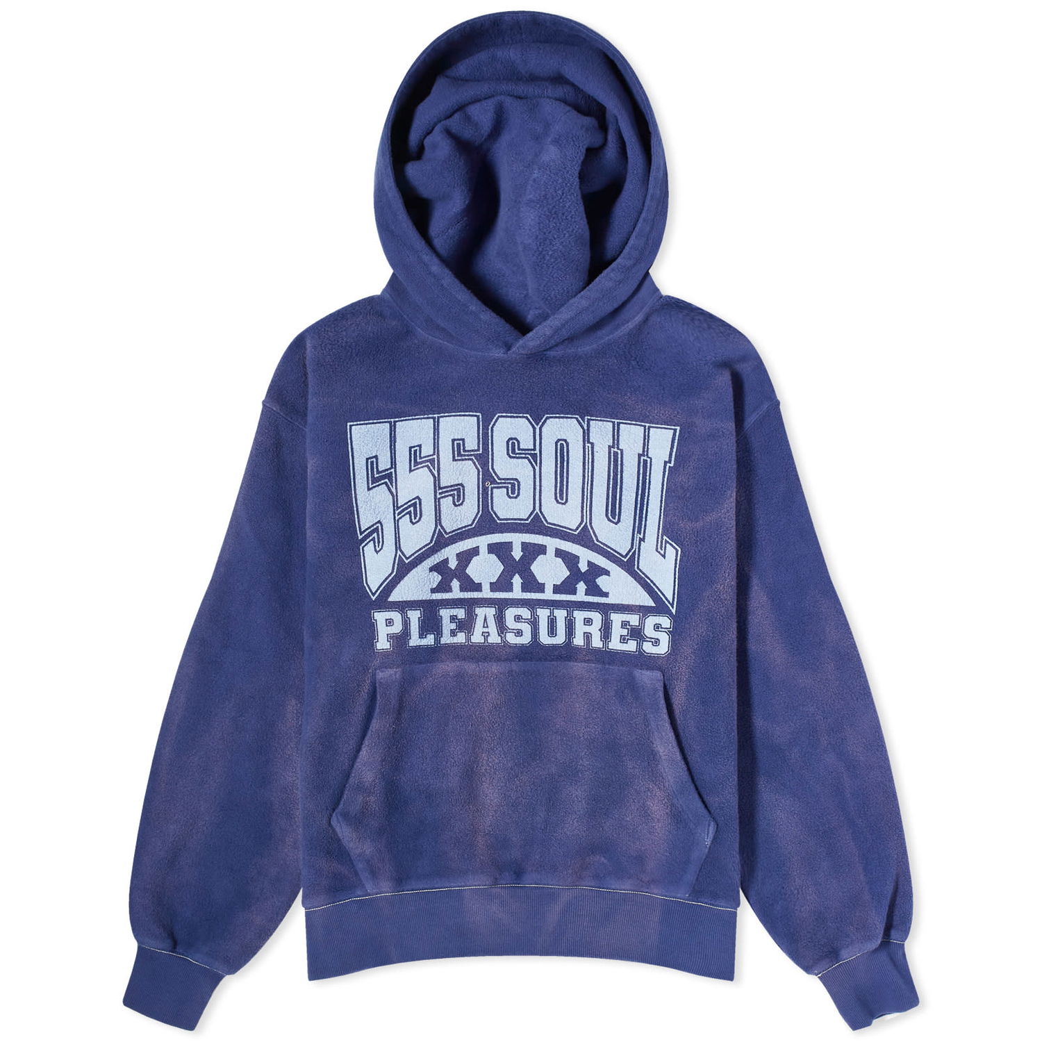 Суитчър Pleasures 555 x Inside Out Hoodie Тъмно синьо | P23555002-NAVY, 0