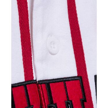 Фланелка Mitchell & Ness Practice Day Button Front Jersey CHICAGO BLACKHAWKS Бяло | TBTF4994-CBHYYPPPWHIT, 3