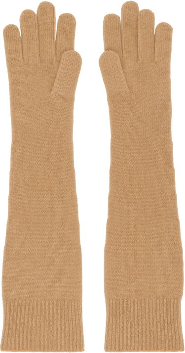 Ръкавици TOTEME TOTEME Long Knit Gloves Кафяво | 244-WSG0009-YA0004, 1