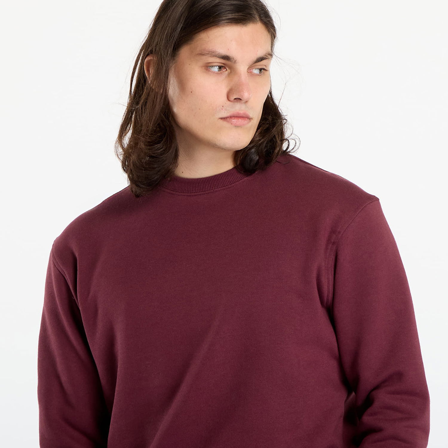 Суитчър Urban Classics Sweatshirt Crewneck XL Бургунди | TB014E-01151, 1