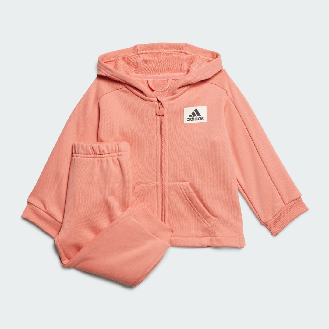 Комплект adidas Performance Hooded French Terry Set Розово | IL4909, 0