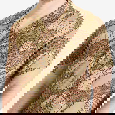 Риза Maharishi Maharishi Snakeskin Vacation Shirt, Size Large Бежово | 1480-NTL, 5
