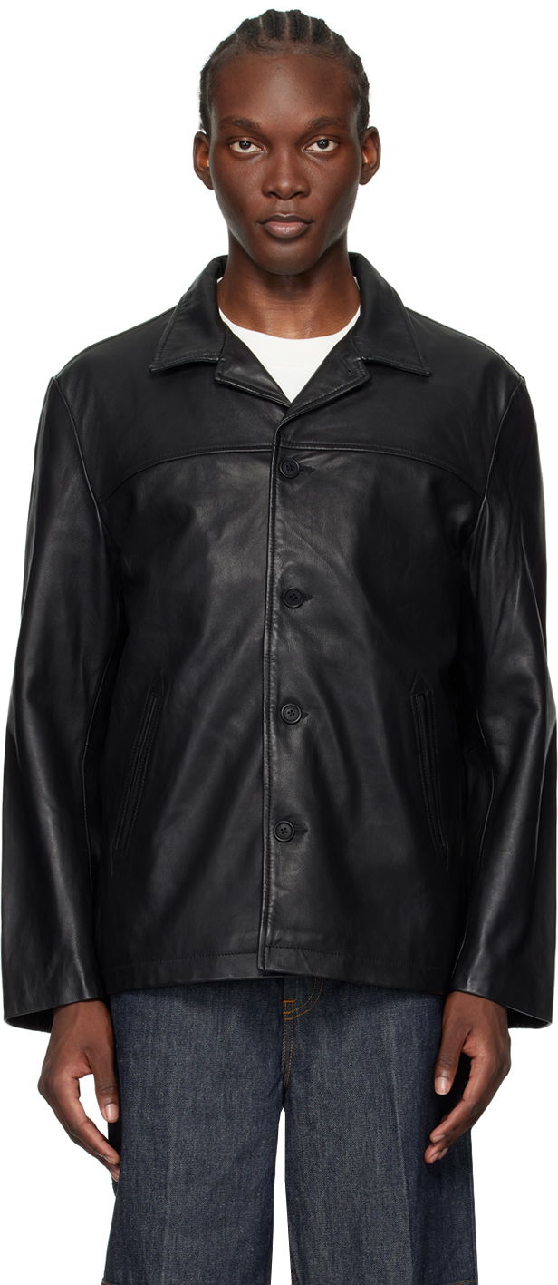 Black Ferry Leather Jacket