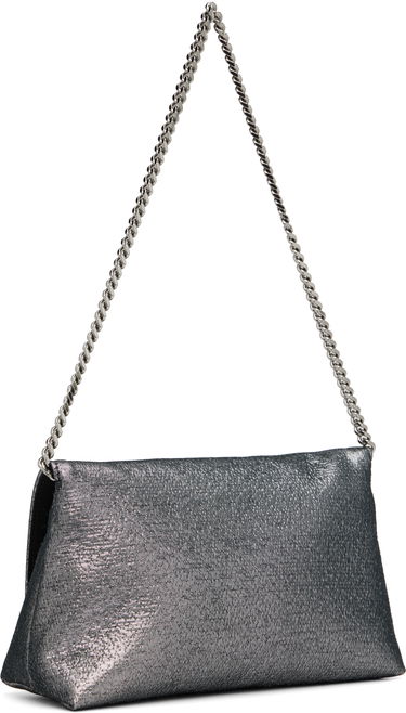 Дамска чанта Tom Ford TOM FORD Mini Nobile Hammered-Effect Fabric Bag Металик | L1886-TSY054A, 2