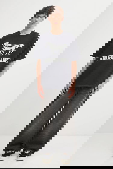 Дънки Rhude RHUDE Wide Leg Traxedo Черно | RHFW25DP01012, 5