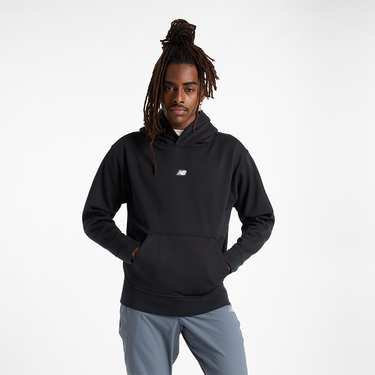 Суитчър New Balance Hoodie With Hood Черно | NBMT44583BK, 0