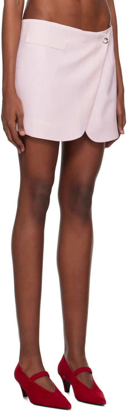 Пола Coperni Coperni Tailored Wrap Miniskirt Розово | COPJ24834, 1