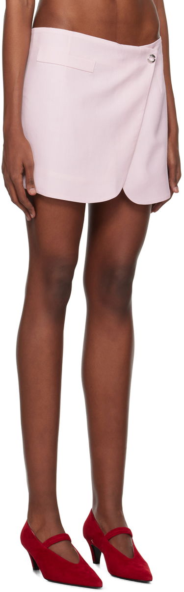 Пола Coperni Coperni Tailored Wrap Miniskirt Розово | COPJ24834, 1
