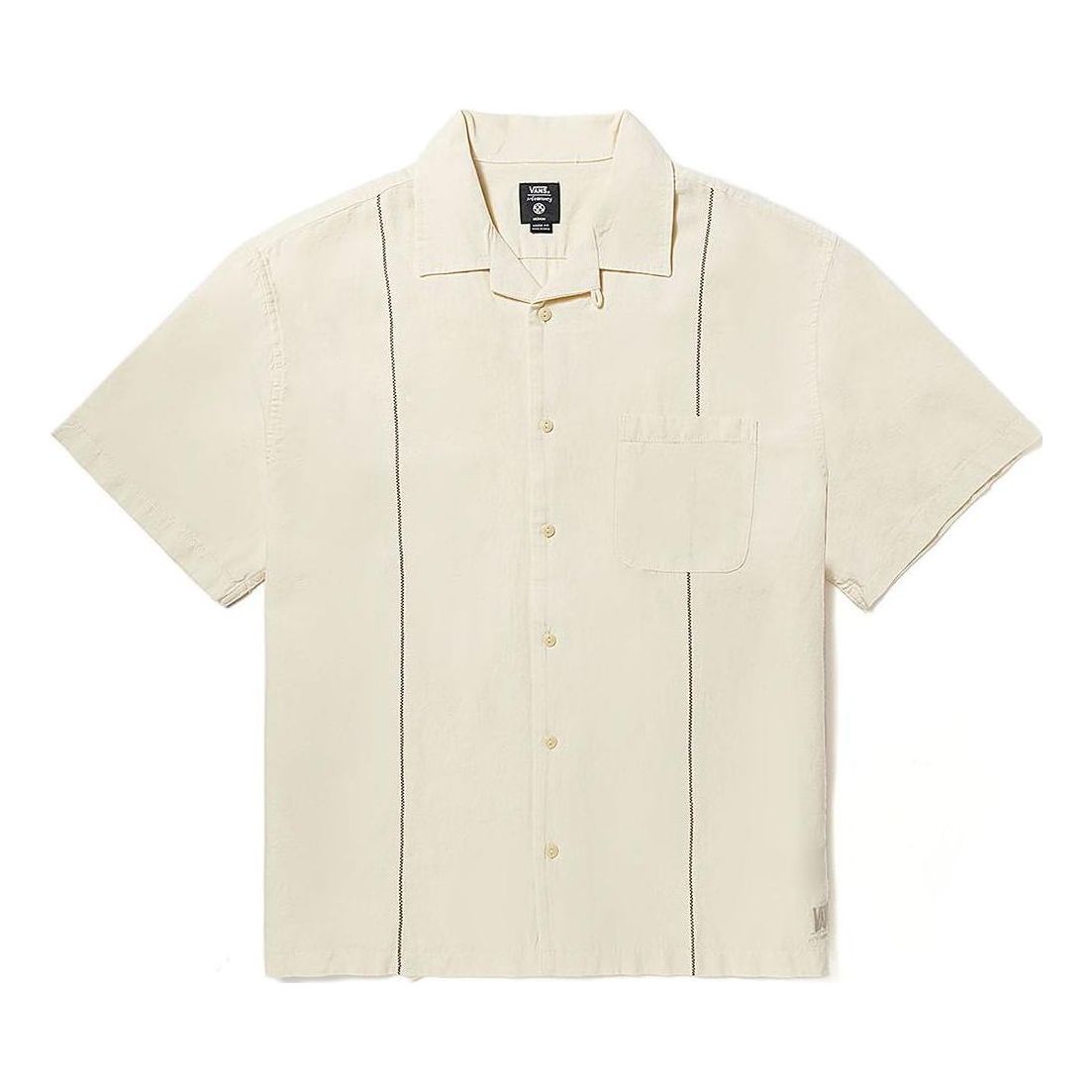 Риза Vans Mikey February Buttondown Shirt Бежово | VN000CB58DH, 0