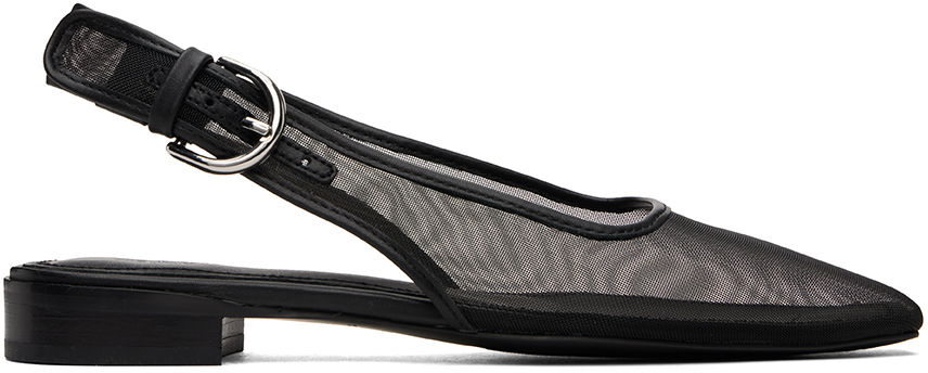 Облекло rag & bone rag & bone Astra Slingback Ballerina Flats Черно | WFF24PF028MS28, 0