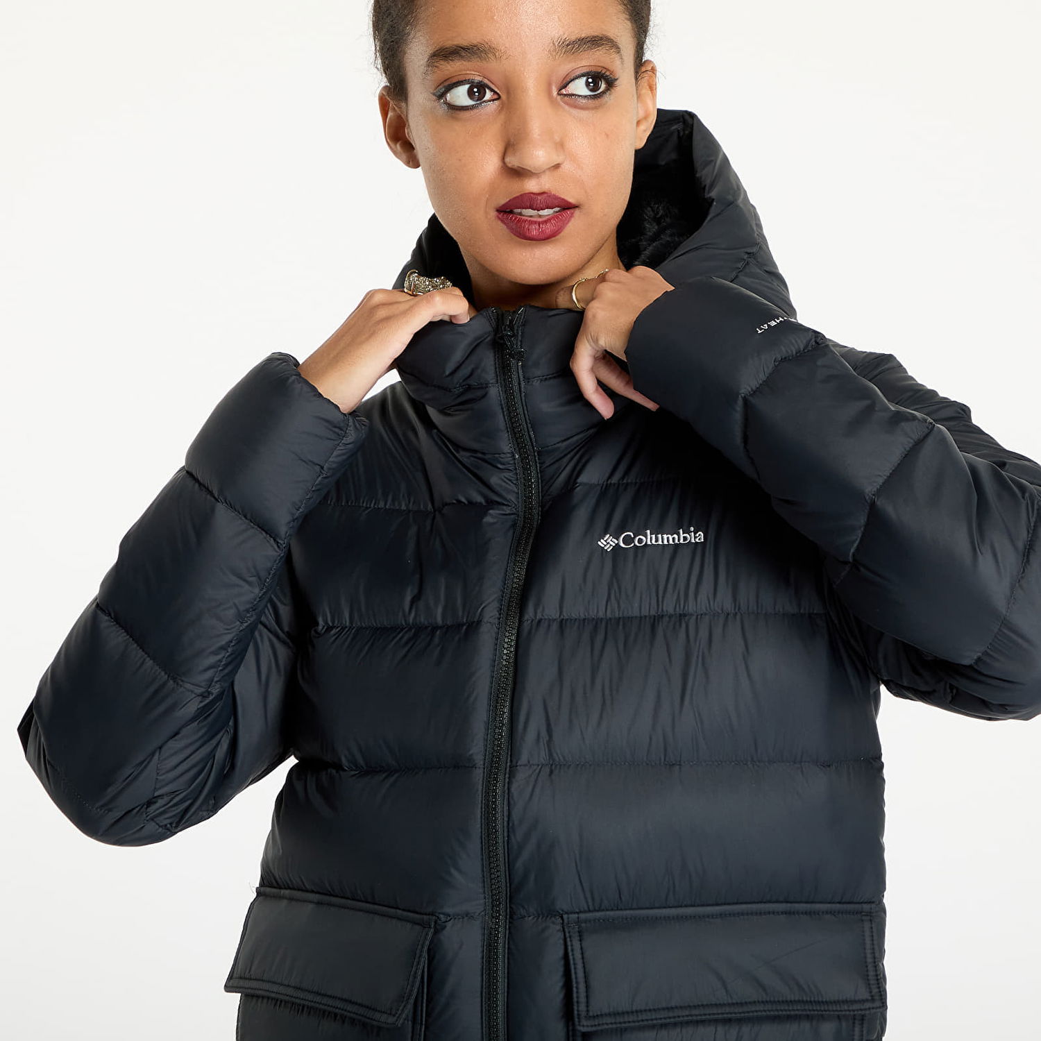 Яке Columbia Jacket Harmony Falls™ Hooded Down Jacket Black XS Черно | 2085372010, 1