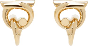 Обеци FERRAGAMO Ferragamo Gancini Earrings Металик | 780397, 0